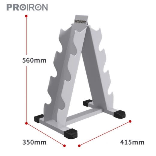 RACKS DE ACERO PARA 4 PARES DE MANCUERNAS - PROIRON PERU