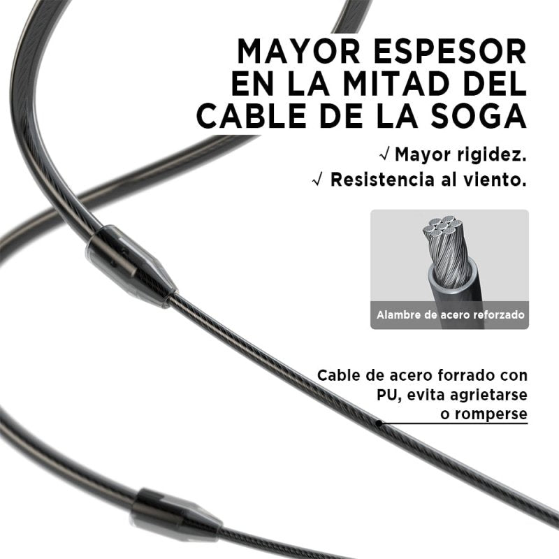 SOGA PARA SALTAR DE VELOCIDAD 360° - PROIRON PERU