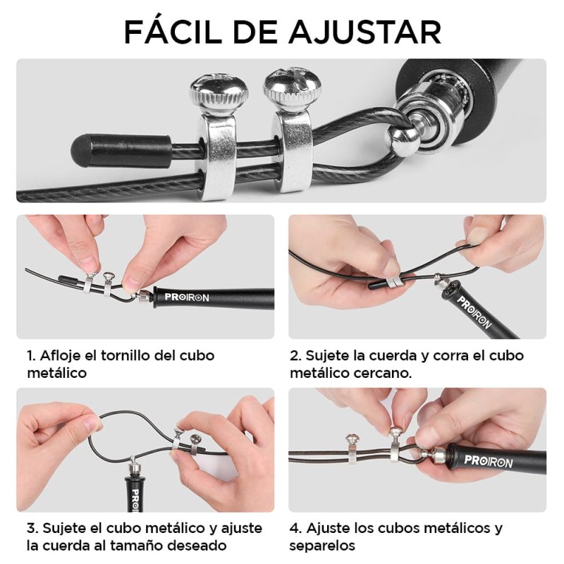 SOGA PARA SALTAR DE VELOCIDAD 360° - PROIRON PERU