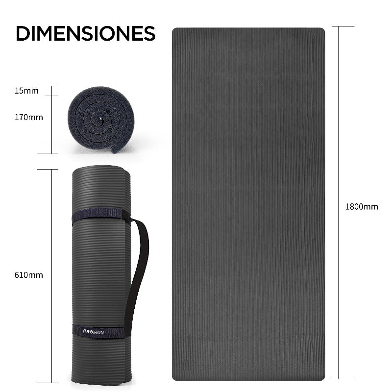 MATS DE PILATES 15 MM - PROIRON PERU