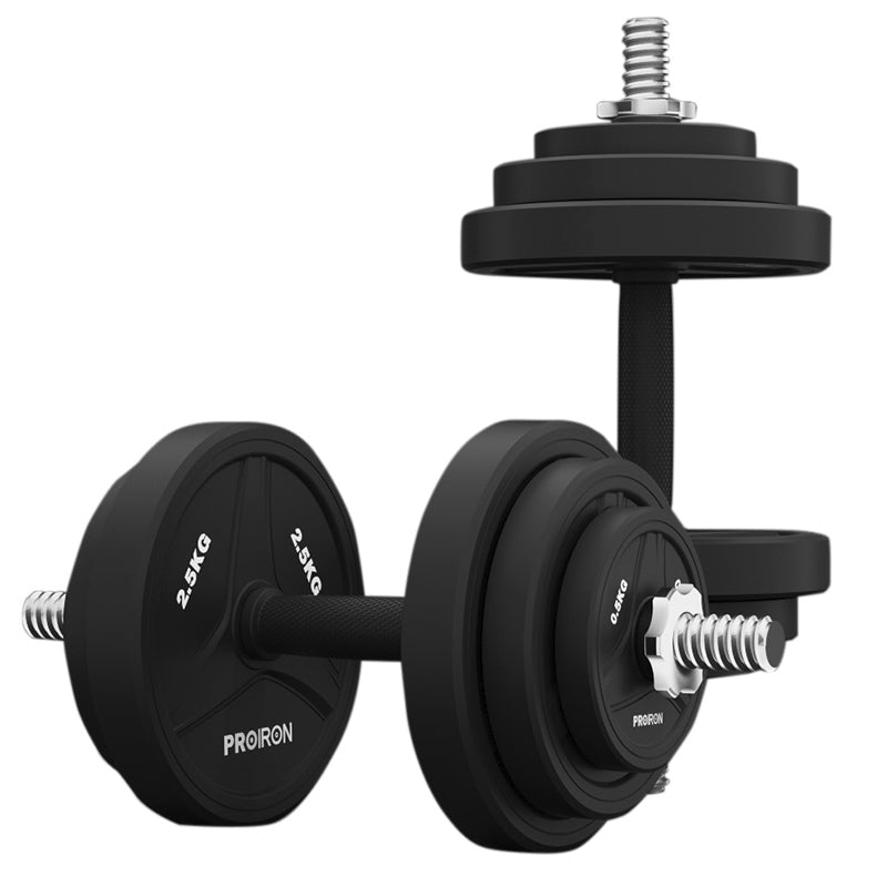 Juego de Mancuernas de Caucho Ajustable - PROIRON PERU