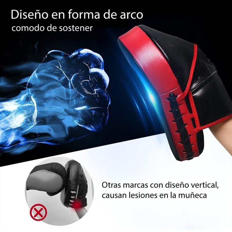 MITTS, MANOPLAS DE ENTRENAMIENTO PARA BOXEO, MUAY THAI Y MMA - PROIRON PERU