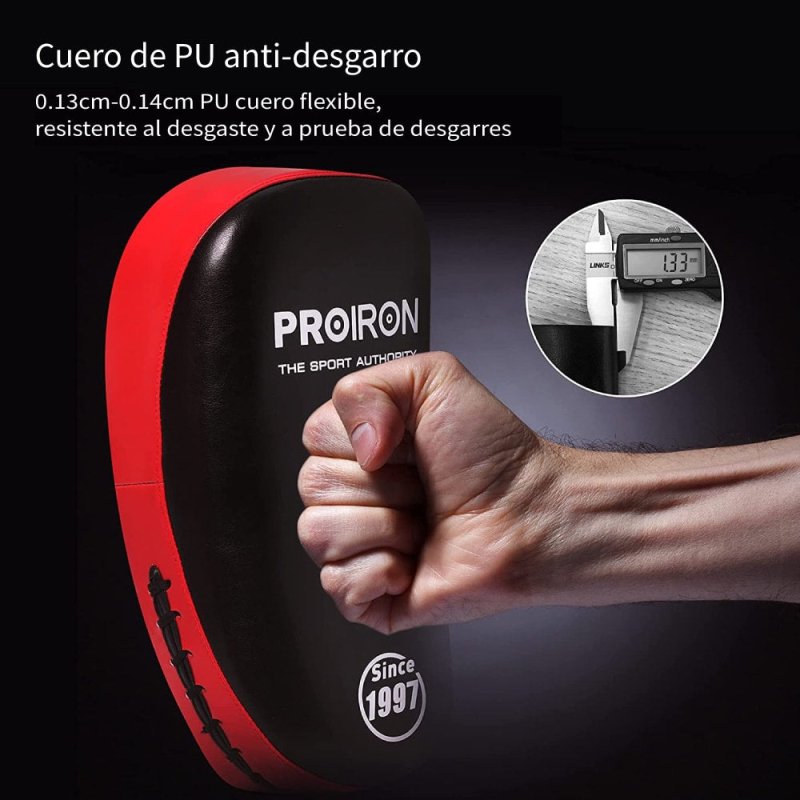 PAO TAILANDES, ESCUDO DE ENTRENAMIENTO PARA MUAY THAI, TAEKWONDO Y MMA - PROIRON PERU