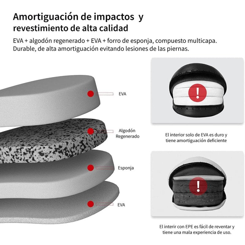 PAO TAILANDES, ESCUDO DE ENTRENAMIENTO PARA MUAY THAI, TAEKWONDO Y MMA - PROIRON PERU