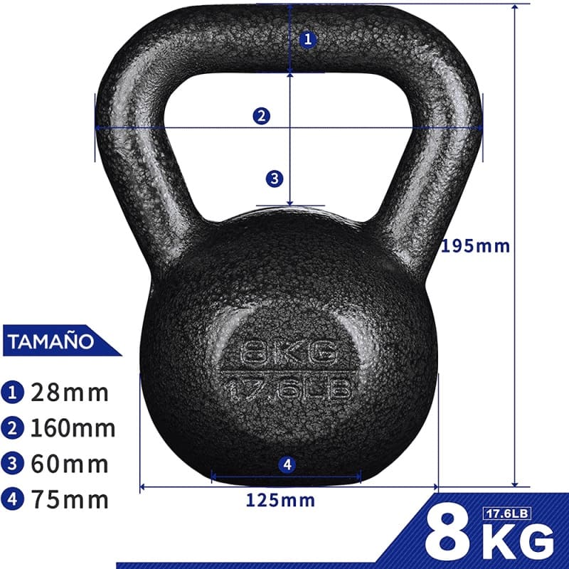 Pesas Rusas de Hierro Fundido - PROIRON PERU