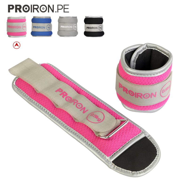 PESAS TOBILLERAS Y MUÑEQUERAS AJUSTABLES - PROIRON PERU