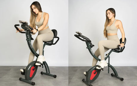 Bicicleta estática plegable: cardio de bajo impacto para entrenar en casa