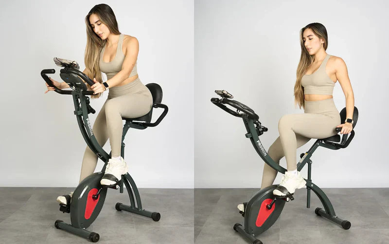 Bicicleta estática plegable: cardio de bajo impacto para entrenar en casa