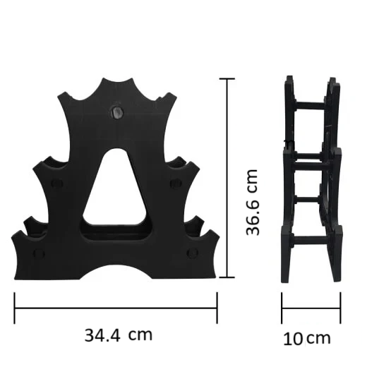 Rack de PVC de 3 niveles