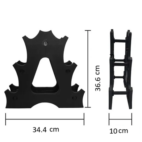 Rack de PVC de 3 niveles