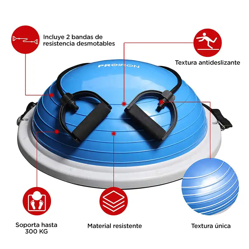 BOSU (Balance Trainer) Pelota de Equilibrio 60CM