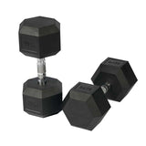 Mancuernas Hexagonales de Caucho (Par)