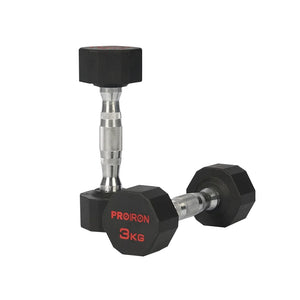 Mancuernas Dodecagonales de Caucho (Par)