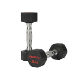 Mancuernas de Caucho Dodecagonal (Par)