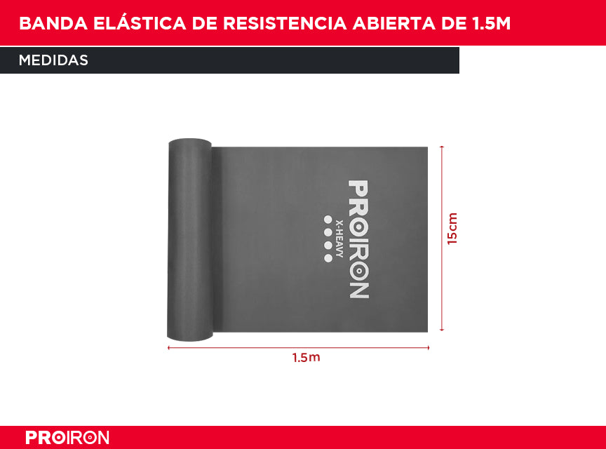 Banda Elástica de Resistencia Abierta de 1.5M