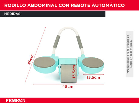 Rodillo Abdominal con Rebote Automático