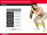 Set de 5 Bandas de Latex Cerradas