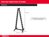 Rack de Acero para 10 Pares