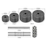Set Home Gym PRO (Banca PRO -I + Juego de Mancuernas de Hierro Fundido Ajustable)