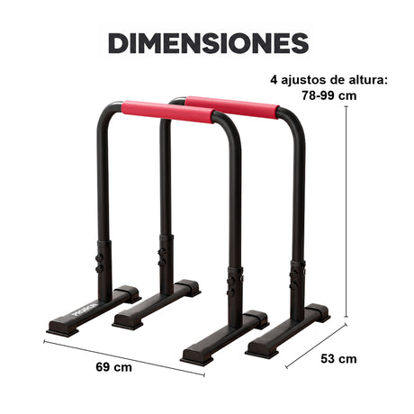 Barras Paralelas ajustables PROIRON