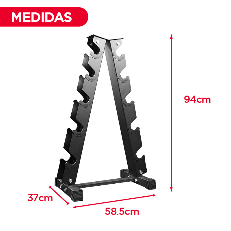 Rack de Acero para 5 Pares