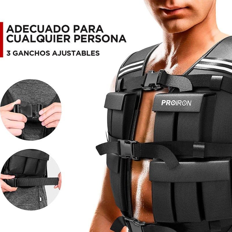 CHALECO CON PESO AJUSTABLE - PROIRON PERU