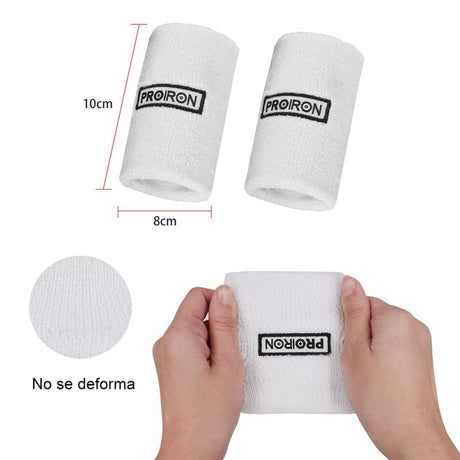 MUÑEQUERA DEPORTIVA ULTRA ABSORBENTE - PROIRON PERU