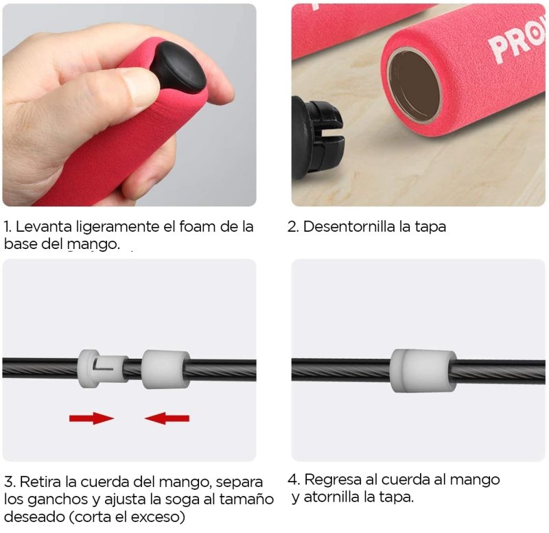 SOGA DE SALTAR CON MANGO FOAM - PROIRON PERU