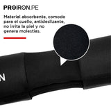 ALMOHADILLA PARA SENTADILLAS CON BARRA - NEGRO - PROIRON PERU