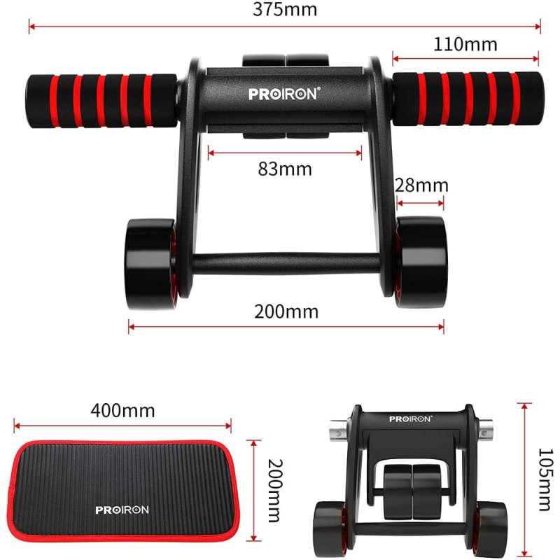 RUEDA DOBLE PARA ABDOMINALES - PROIRON PERU