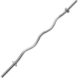 Barra Curva Z Cromada PRO 125kg - 25mm - 120cm