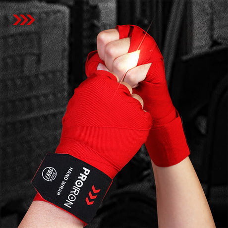 VENDAS SEMI ELÁSTICAS PARA ENTRENAMIENTO DE BOXEO, MUAY THAI Y MMA - PROIRON PERU