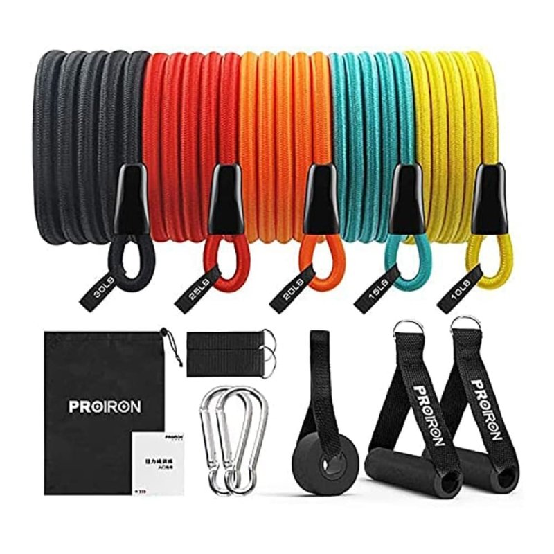Set de 5 Ligas de Resistencia Tubulares - PROIRON PERU